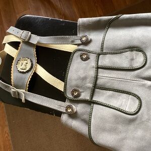 Vintage sweet lederhosen from Germany. Never worn..in very nice shape kids 3
